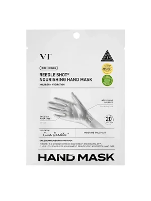 Зволожуючі маски-рукавички для рук VT COSMETICS REEDLE SHOT NOURISHING HAND MASK