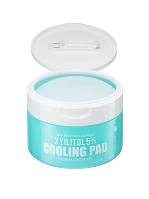 Охолоджуючі та заспокійливі педи Derma Factory Xylitol 5% Cooling Pad, 70 шт