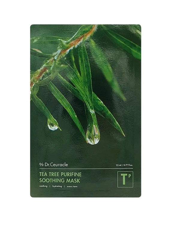 Заспокійлива маска з екстрактом чайного дерева Dr.Ceuracle Tea Tree Purifine Soothing Mask, 23 мл