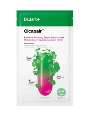 Маска заспокійлива для обличчя Dr.Jart+ Cicapair Intensive Soothing Repair Serum Mask, 25 гр