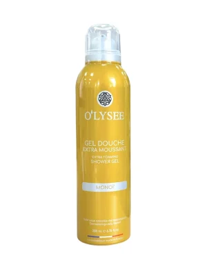 Очищуюча гель-піна для душу O'lysee Extra Foaming Shower Gel Monoi, 200 мл