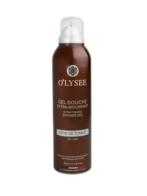 Гель-піна для душу для чоловіків з пряним ароматом O'lysee Fève De Tonka Extra Foaming Shower Gel, 250 мл