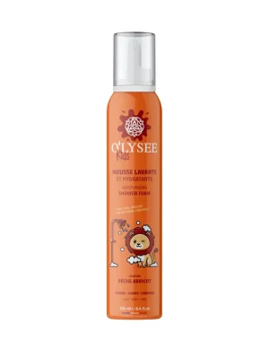 Дитяча крем-пінка для купання 3 в 1 O'lysee Whipped Shower Foam "Peach & Apricot", 250 мл