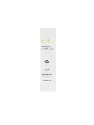 Зволожувальна нічна маска для обличчя d'Alba Waterfull Vegan Sleeping Pack, 4мл
