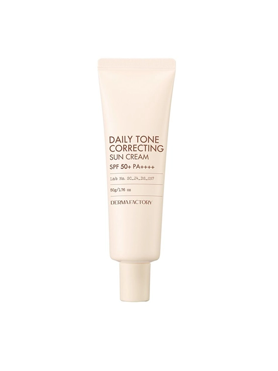 Коригуючий сонцезахисний крем DERMA FACTORY Daily Tone Correcting Sun Cream SPF50+ PA++++, 50 г