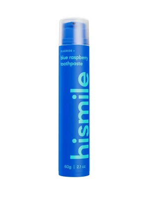 Зубна паста зі смаком блакитної малини Hismile Blue Raspberry Toothpaste, 60 г