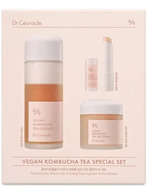 Набір косметики з комбучею Dr.Ceuracle Vegan Kombucha Tea Special Set, 3 в 1