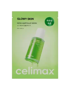 Живильна тканинна маска для обличчя з екстрактом плодів ноні CELIMAX Noni Energy Ampoule Mask