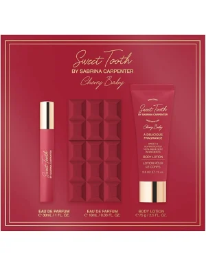 Набір Sabrina Carpenter Cherry Baby Gift Set (body lotion/75мл + travel spray/10мл + edp/30мл)