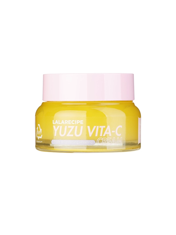 Освітлюючий крем з ніацинамідом 5% та екстрактом юдзу LALARECIPE Yuzu Vita C Cream, 50 мл