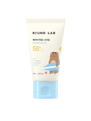 Дитячий сонцезахисний крем ROUND LAB Baby Mild Sunscreen, 60 мл