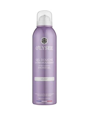 Гель-пінка для душу з мускусним ароматом O'lysee Extra Foaming Shower Gel Musk, 200 мл