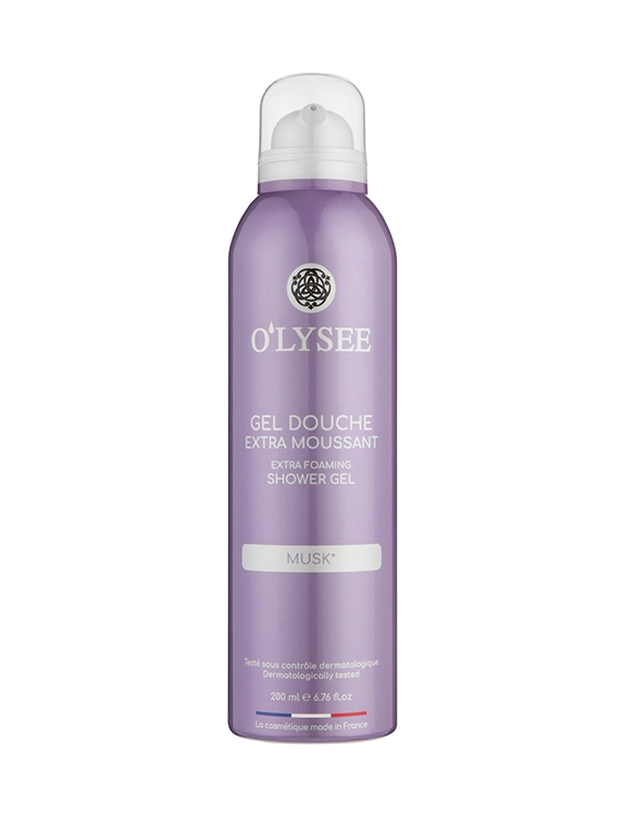 Гель-пінка для душу з мускусним ароматом O'lysee Extra Foaming Shower Gel Musk, 200 мл