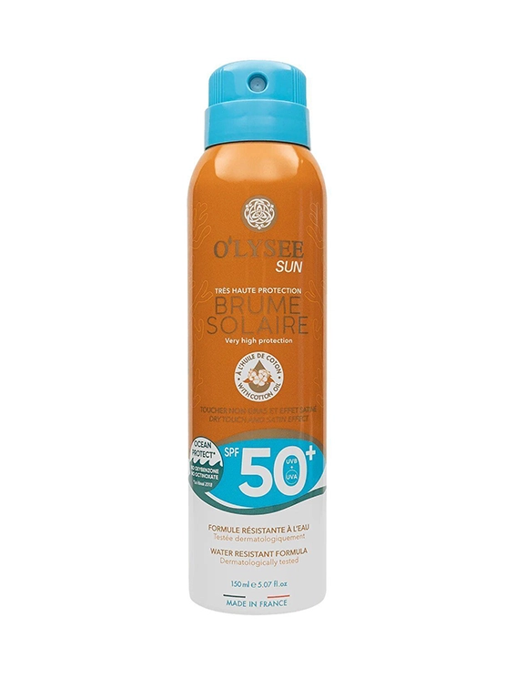 Сонцезахисний спрей для тіла O'lysee Sun Brume Solaire SPF50+ Protection Sun, 150 мл
