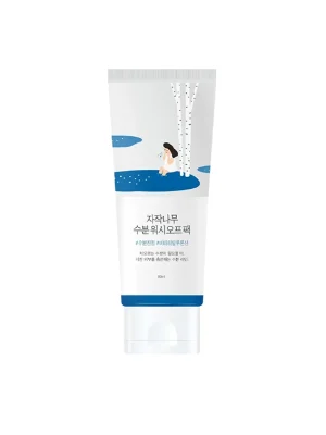 Зволожуюча змивна маска з березовим соком для всіх типів шкіри ROUND LAB Birch Juice Moisturizing Washoff Pack, 80 мл