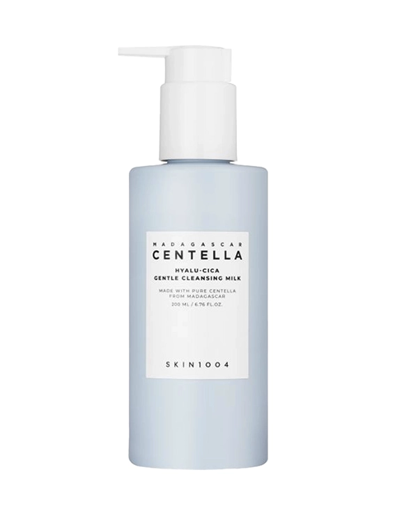 Делікатне очищувальне молочко для чутливої шкіри SKIN1004 Hyalu-Cica Gentle Cleansing Milk, 200 мл