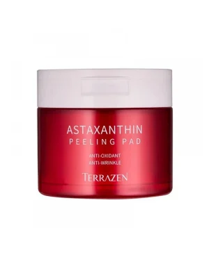 Пілінг-диски з астаксантином бакучіолом та кислотами TERRAZEN Astaxanthin Peeling Pad, 60 шт