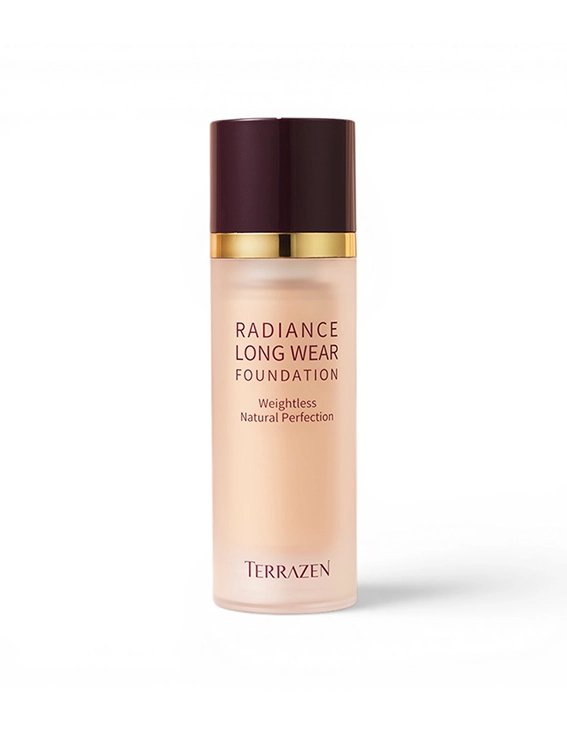 Невагома тональна основа TERRAZEN Radiance Long Wear Foundation 21 Natural Beige , 30 мл