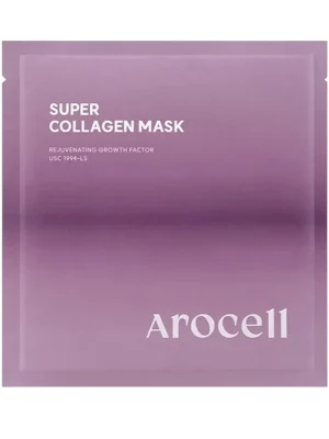 Гідрогелева маска з колагеном і пептидами для ліфтингу та зволоження Arocell Super Collagen Mask, 43 г