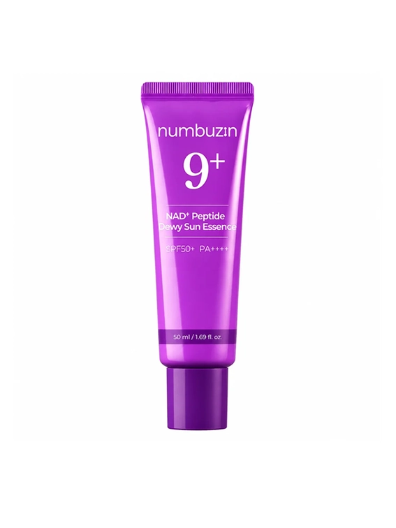 Антивікова сонцезахисна есенція з ефектом сяйва NUMBUZIN No.9 NAD+ Peptides Dewy Sun Essence, 50 мл